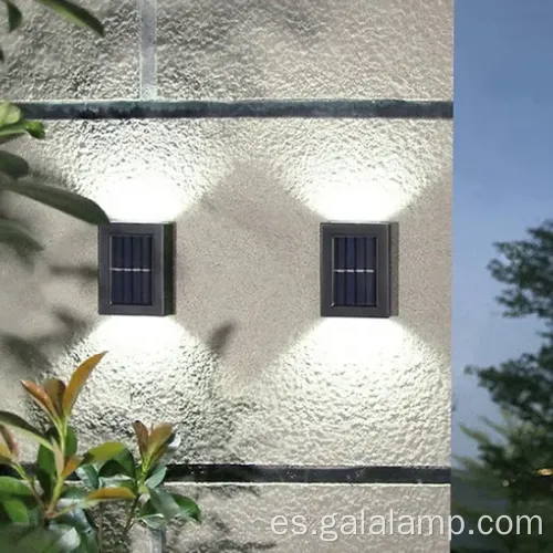 Luz de pared LED solar al aire libre - Diseño ecológico